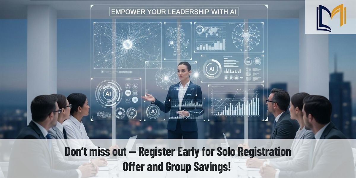 Empower Your Leadership with AI \u2013 1 Day Workshop in Toronto