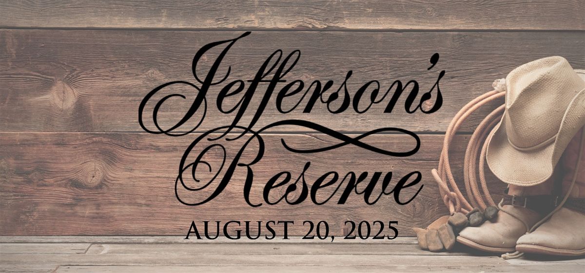 Jefferson's Reserve Whiskey Tasting