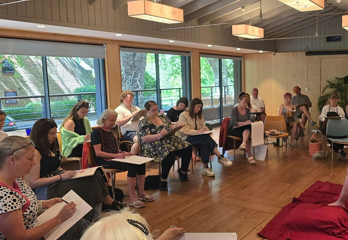 Life drawing at Thames Lido