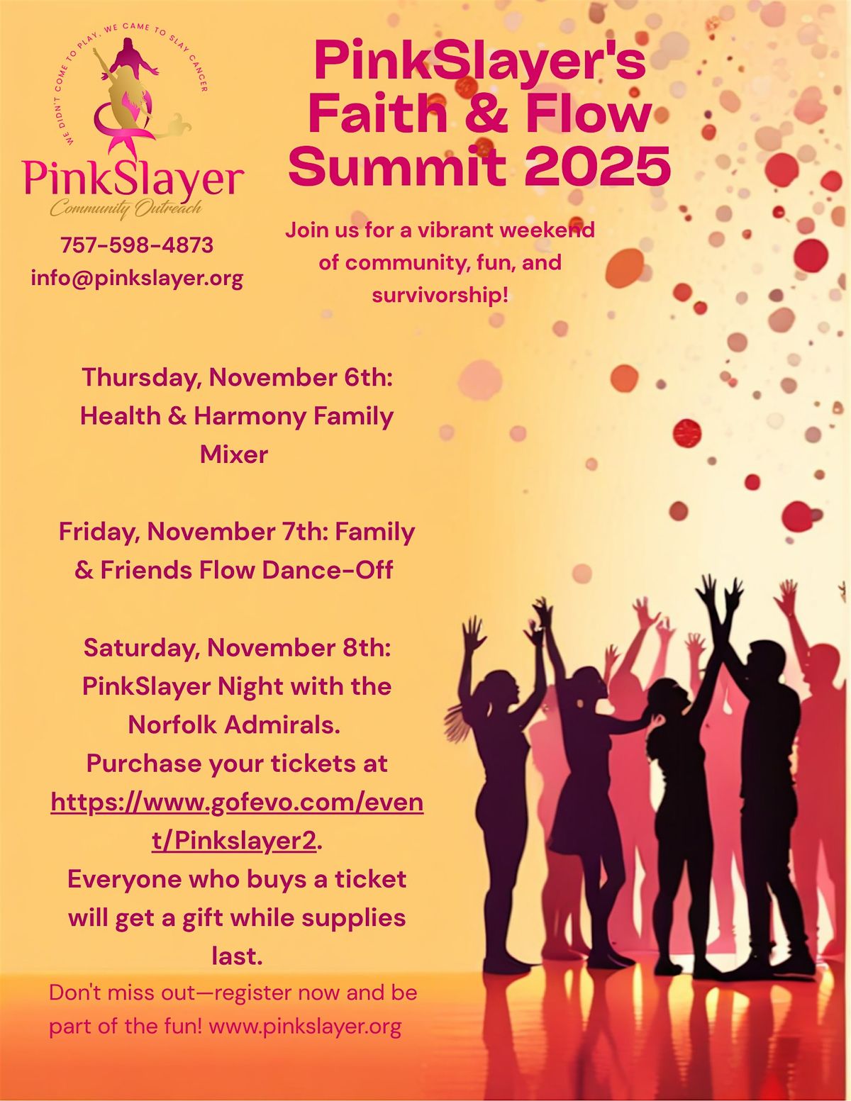 PinkSlayer Faith & Flow Summit