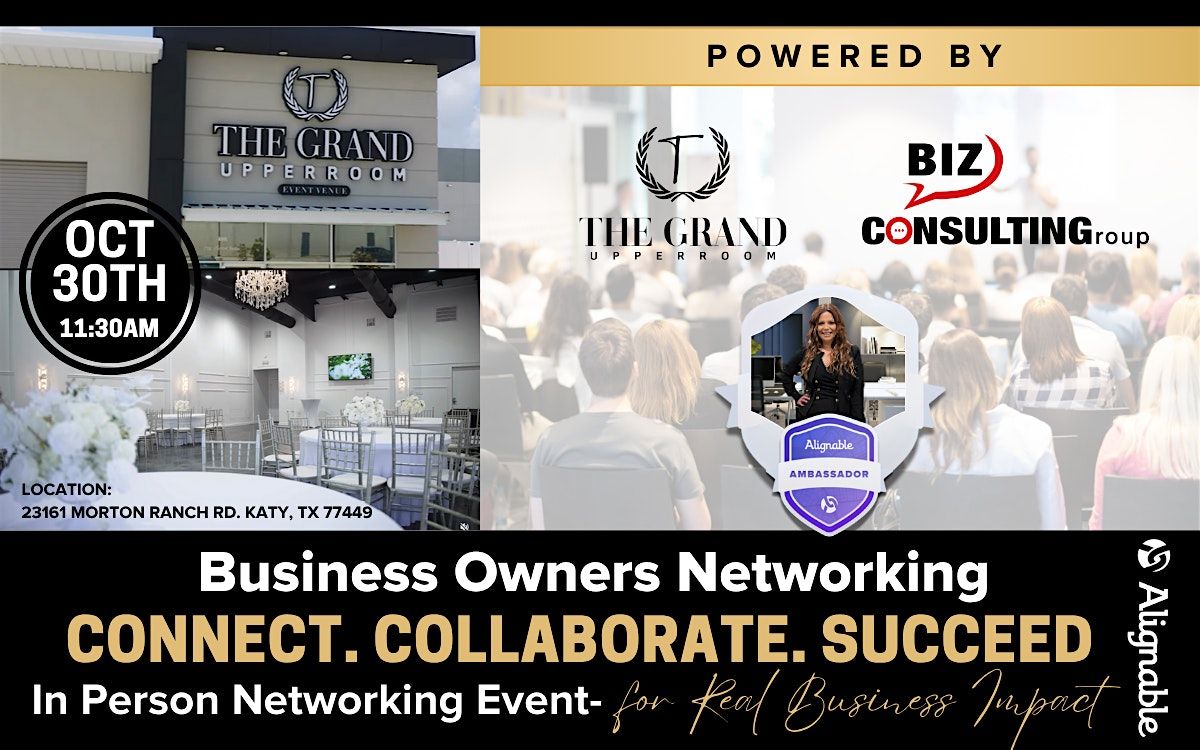 Join us Business Owner Networking- Connect, Collaborate, and Grow!