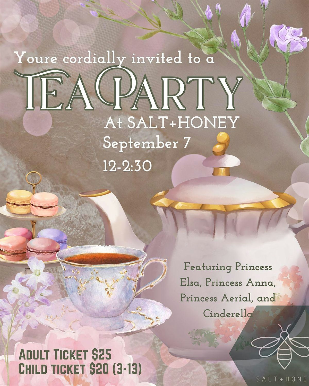Princess Tea Party at Salt+Honey