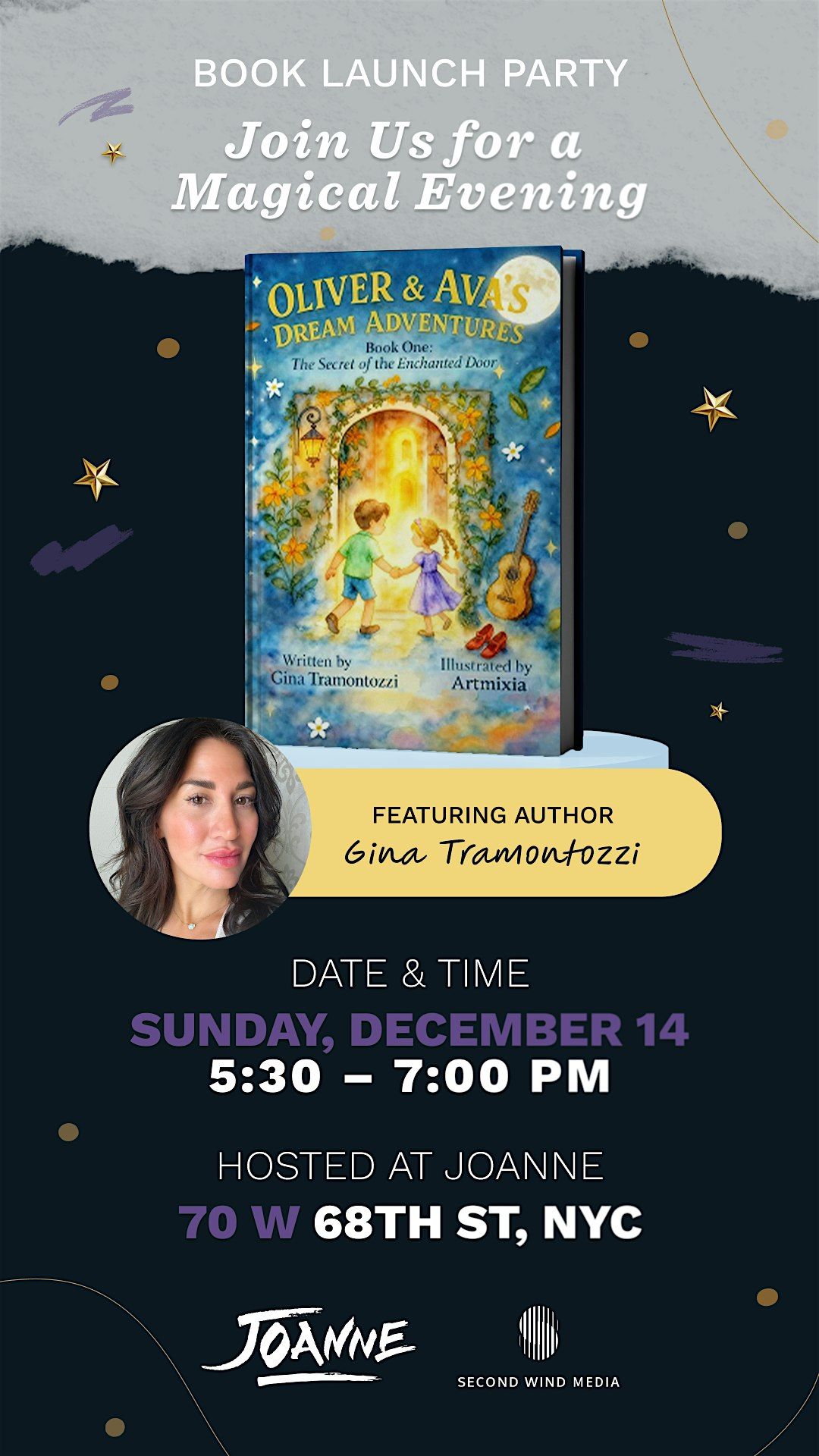 Book Launch Party: Oliver & Ava\u2019s Dream Adventures