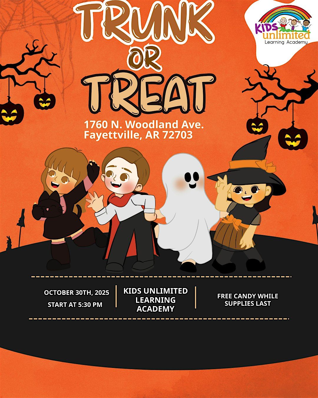 Trunk or Treat at Kids Unlimited Learning Academy