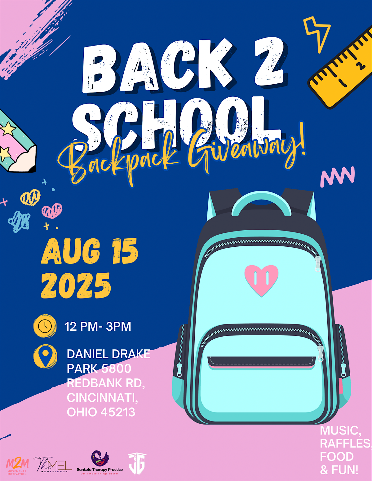 Back 2 School Backpack Giveaway!
