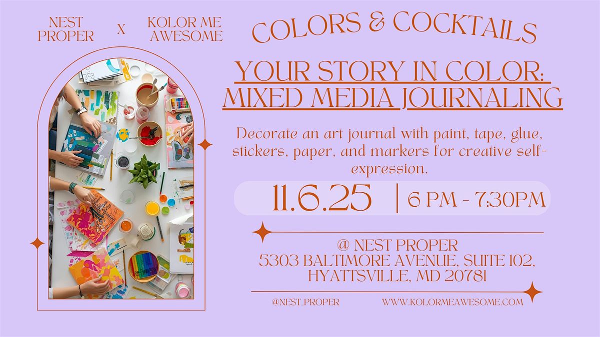 Your Story in Color: Mixed Media Journaling Workshop