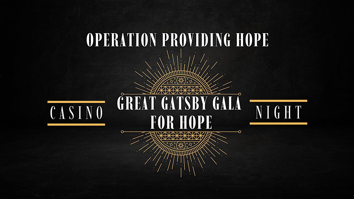 Great Gatsby Gala for Hope Casino Night