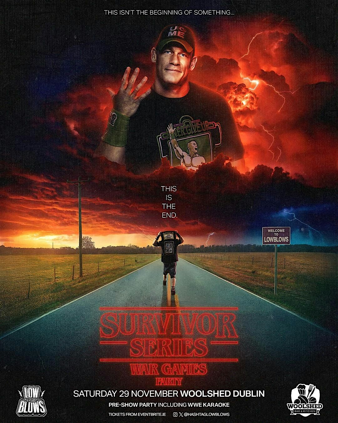 WWE Survivor Series  War Games 2025 Party in Woolshed Dublin