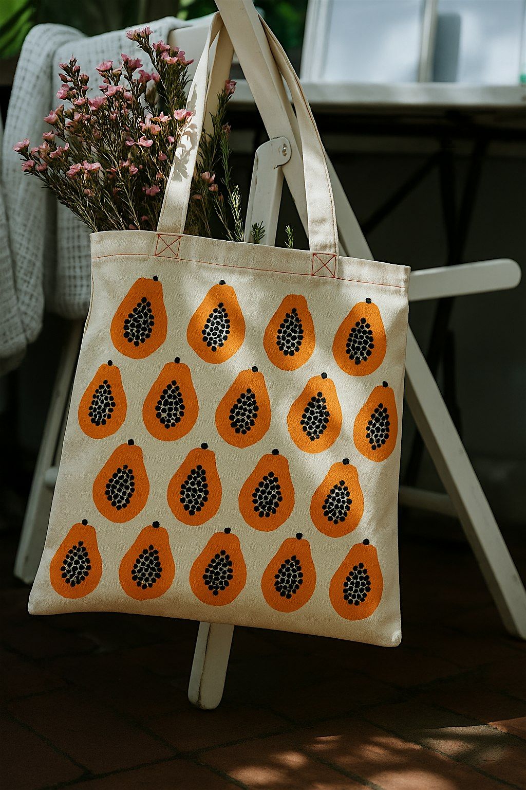 DIY Tote Bag Stamping