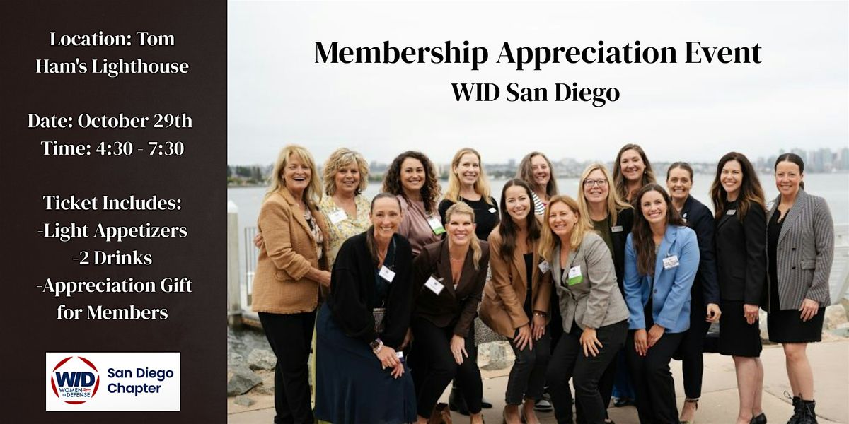 WID Member Appreciation Event & Board Turnover