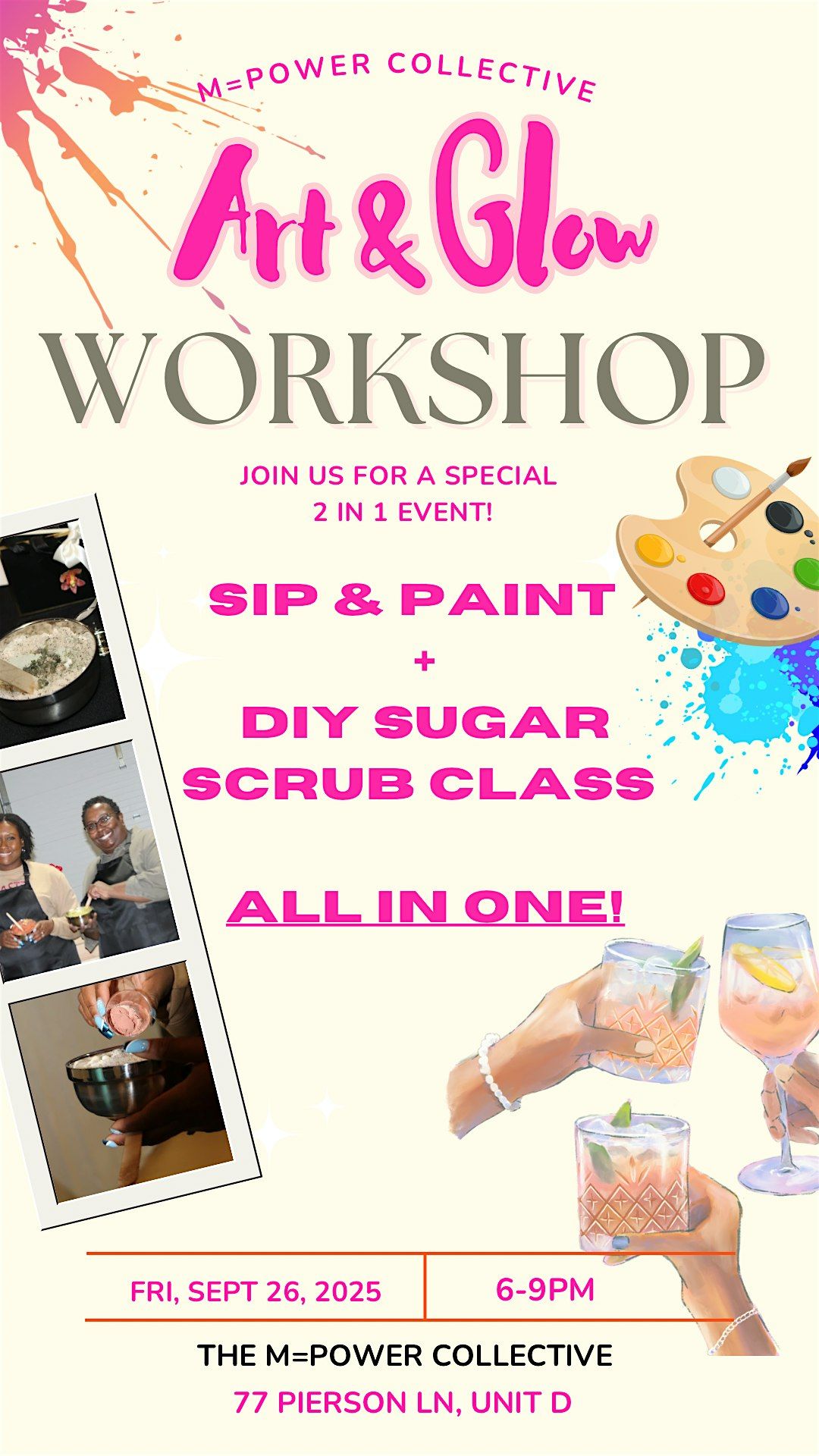 Art & Glow 2- in -1 Workshop