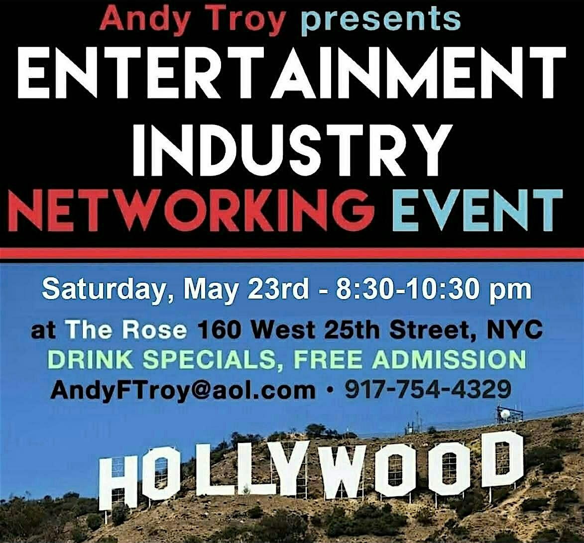 Media & Entertainment Industry Networking Event at The Rose, Free Admission