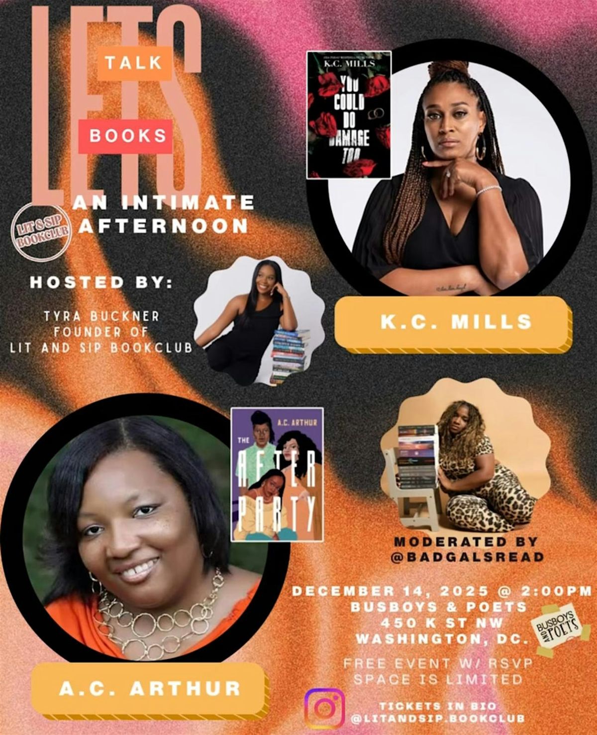 Let\u2019s Talk Books: An Intimate Afternoon