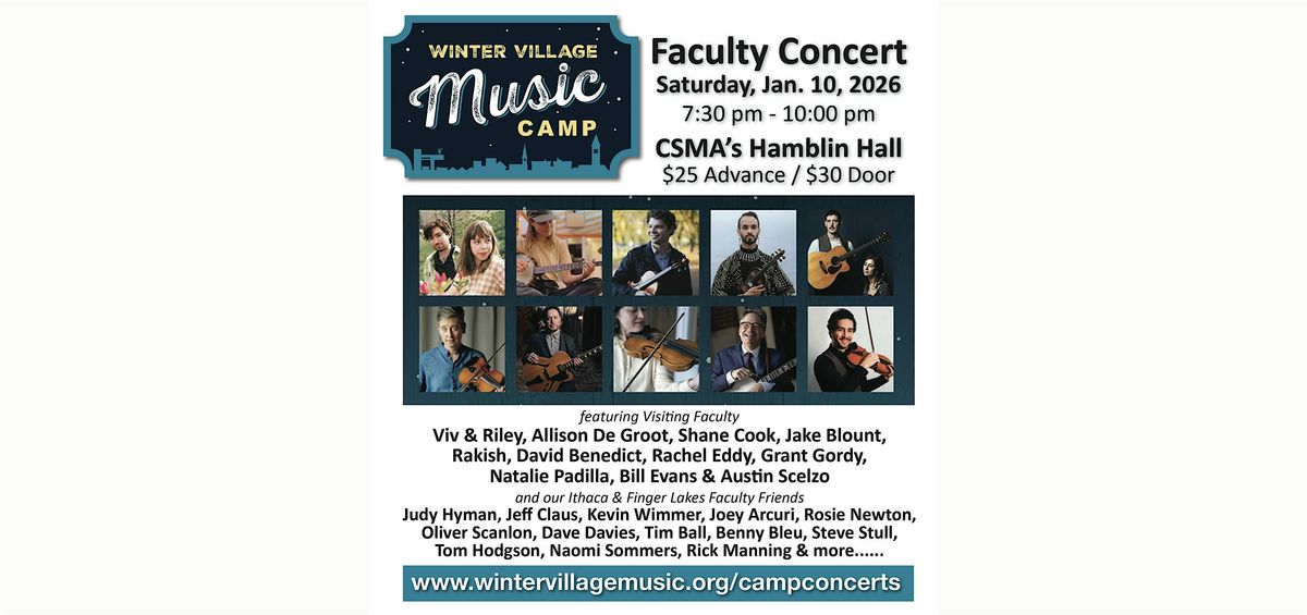 Winter Village Music Camp Faculty Concert