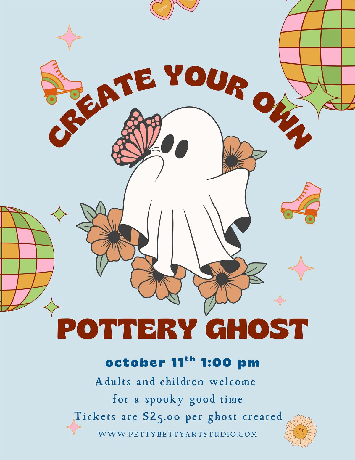 Create your own pottery ghost