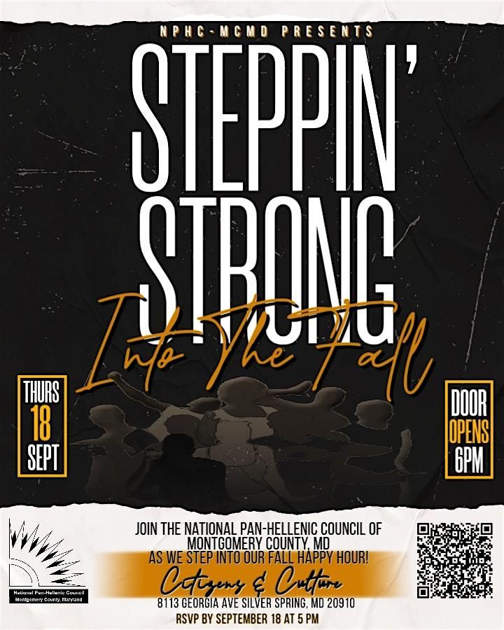 Stepping Strong into the Fall NPHC Happy Hour