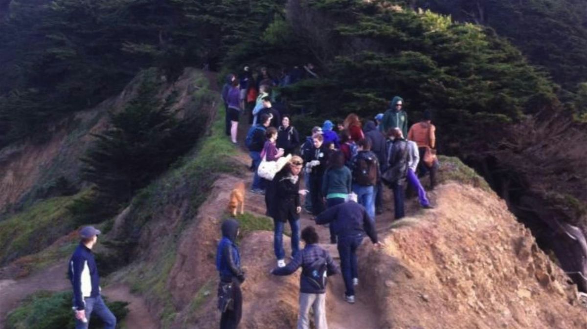 Hiking to the next level up