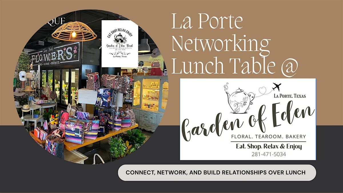 La Porte Small Business Networking Lunch Table