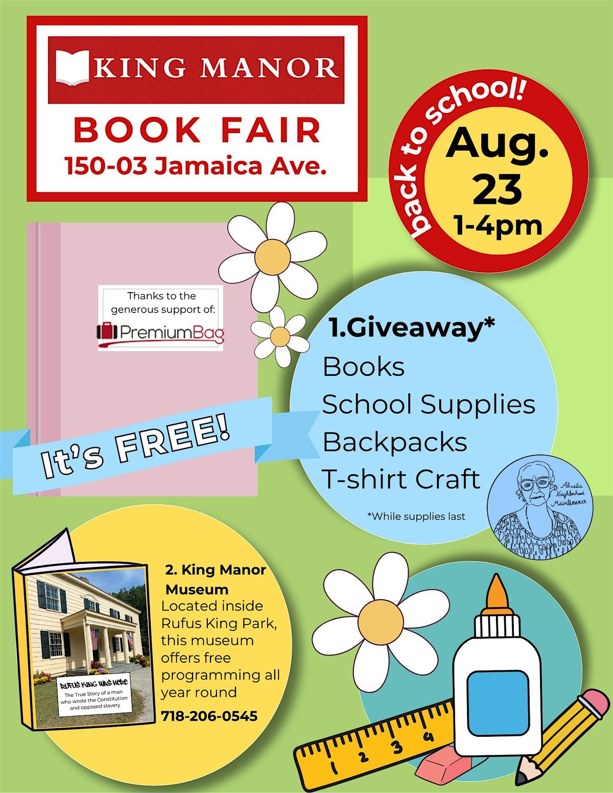 Hands-on History: Back-to-School Supplies Giveaway