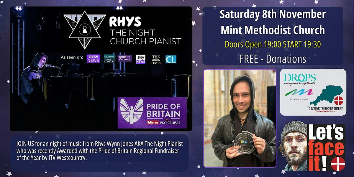 Rhys The Night Church Pianist - Concert