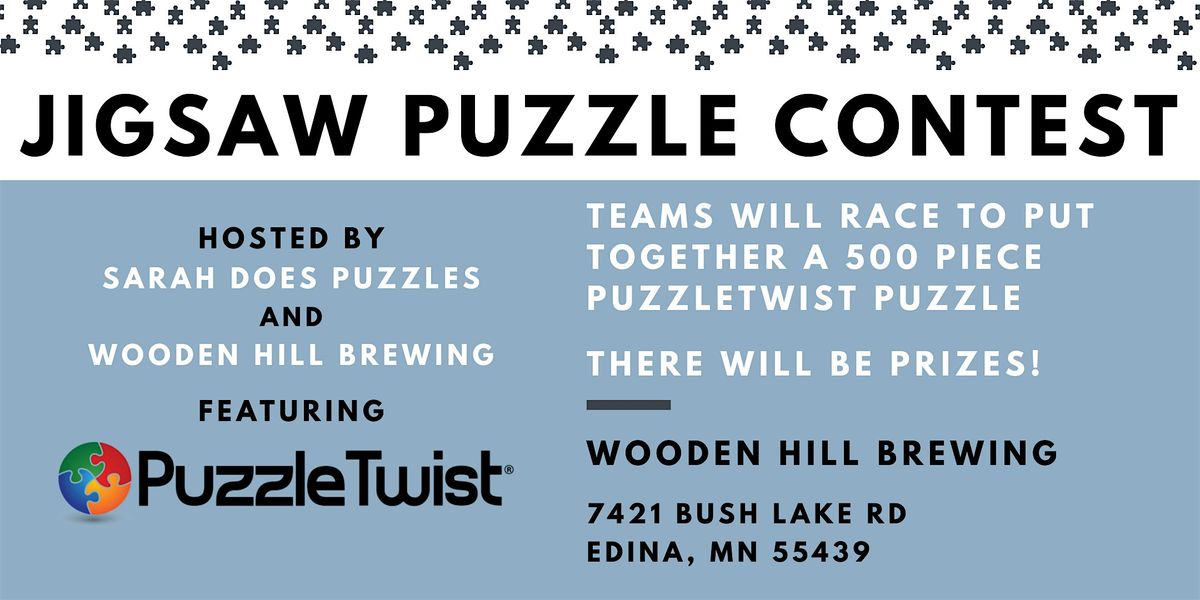 PUZZLETWIST Team Jigsaw Puzzle Contest at Wooden Hill Brewing - August 2025