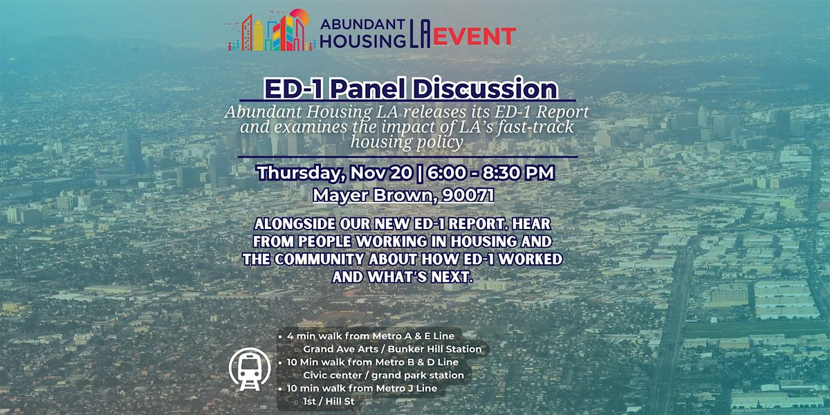 ED1 Panel Discussion