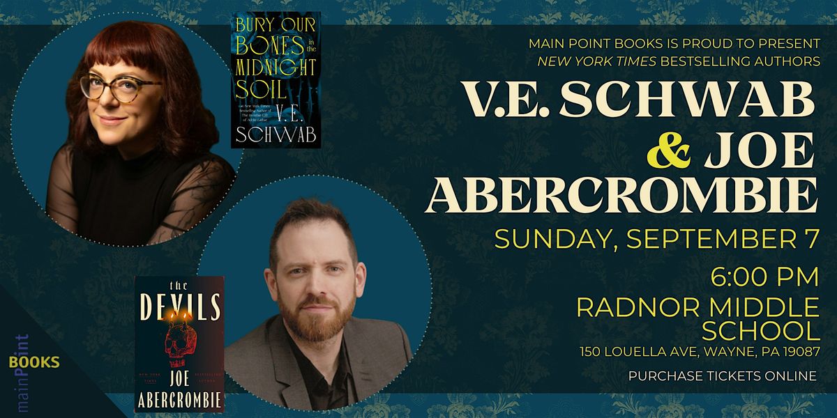 V.E. Schwab & Joe Abercrombie - Calling All Fantasy Fans!