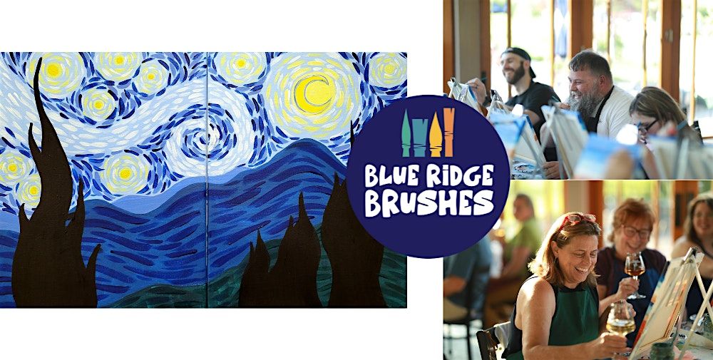 Paint + Sip: "Blue Ridge Starry Night" at Basic City Beer Co. Southside RVA