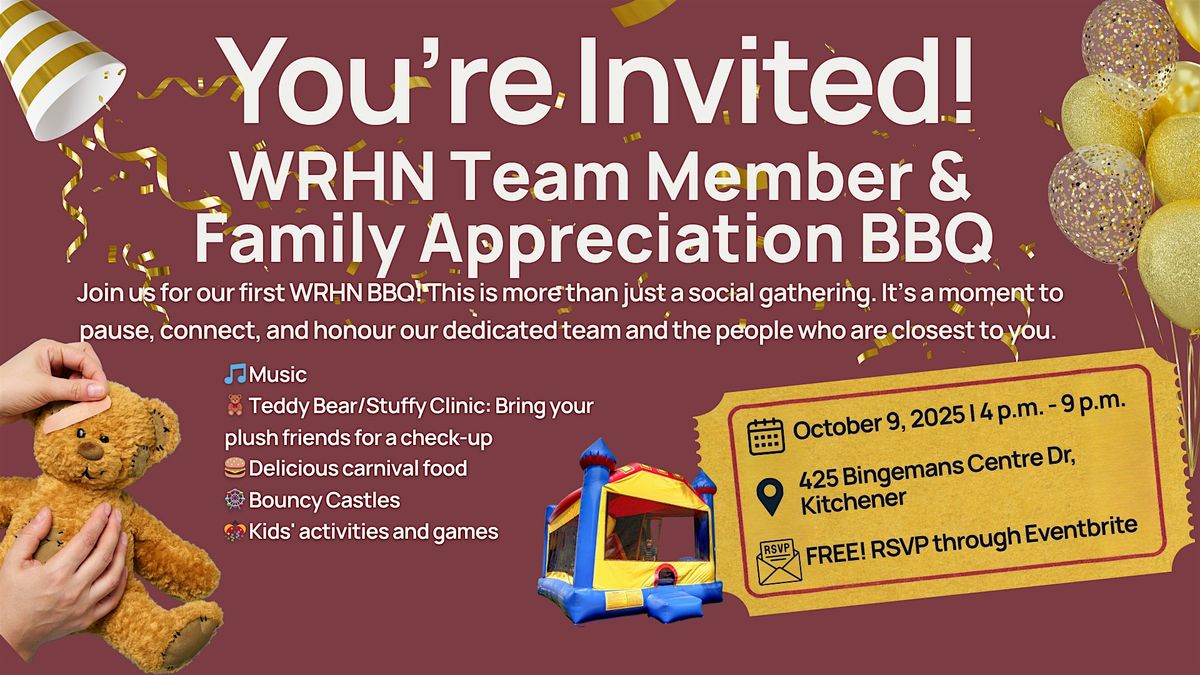WRHN Team Member & Family Appreciation BBQ