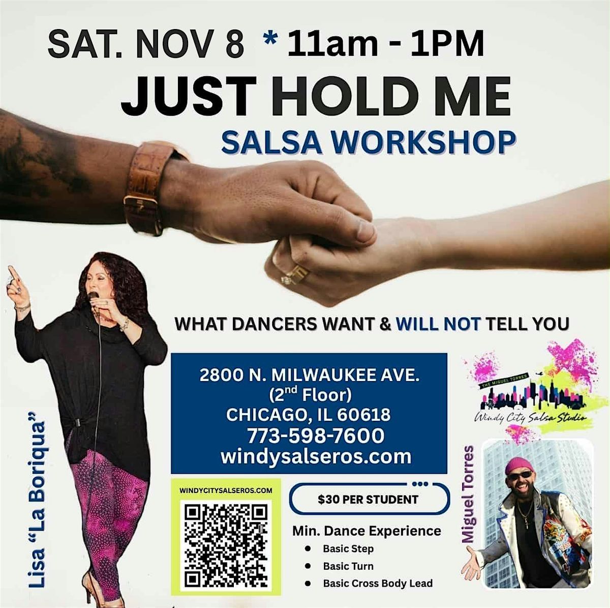 Just Hold Me Salsa Workshop