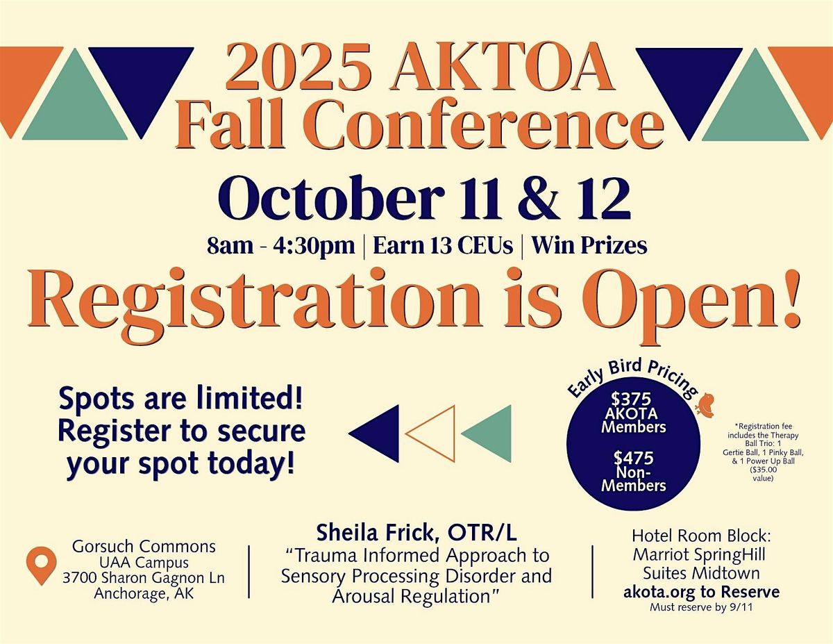 AKOTA Fall Conference- Featuring Sheila Frick!