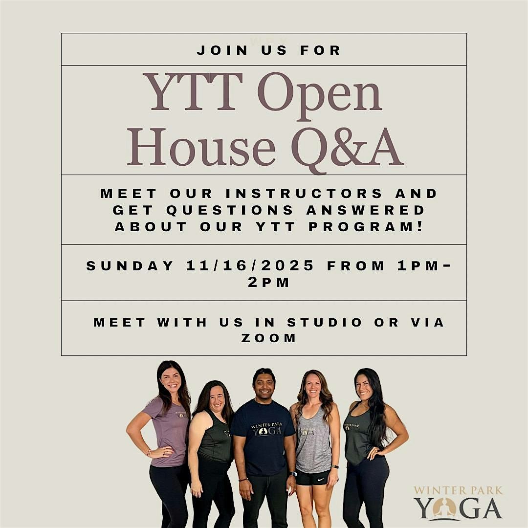 YTT Open House Q&A