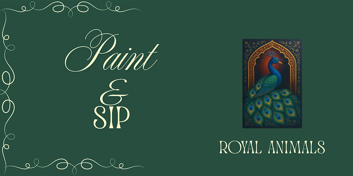 Paint N Sip - Royal Animals | Royal Nawaab Pyramid