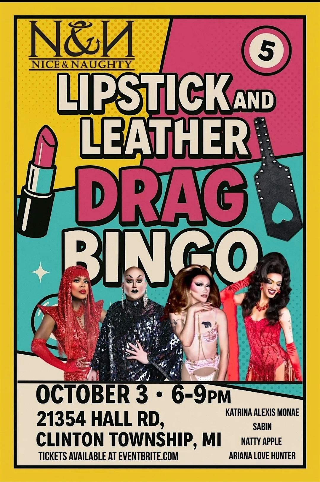 N&N Drag Bingo- Clinton Township