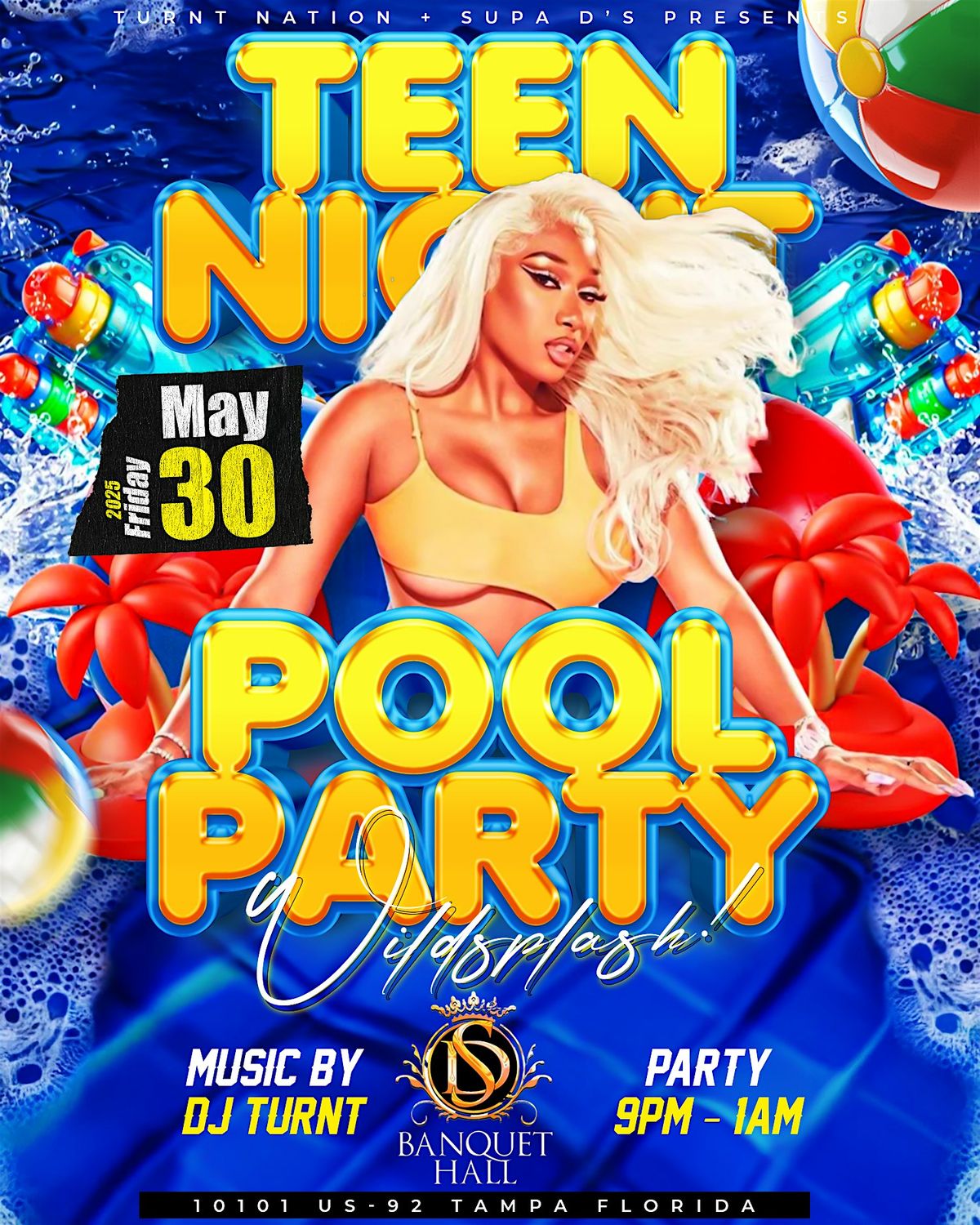 Teen Foam & Pool Party
