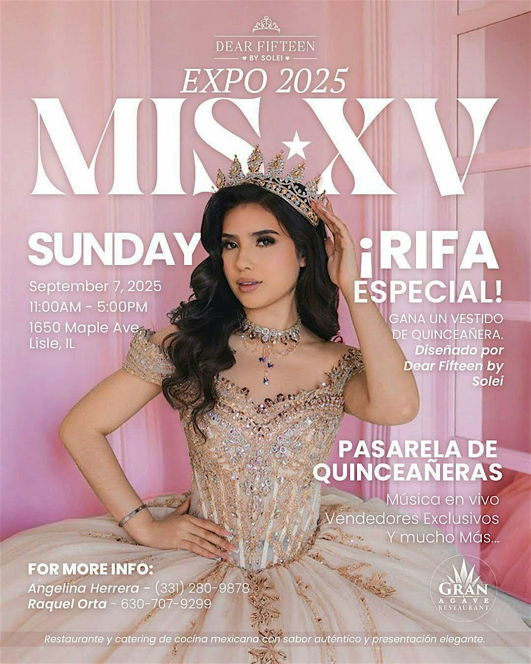 Quincea\u00f1eras De Ensue\u00f1o - El Gran Agave x Dearfifteen Quincea\u00f1era Expo