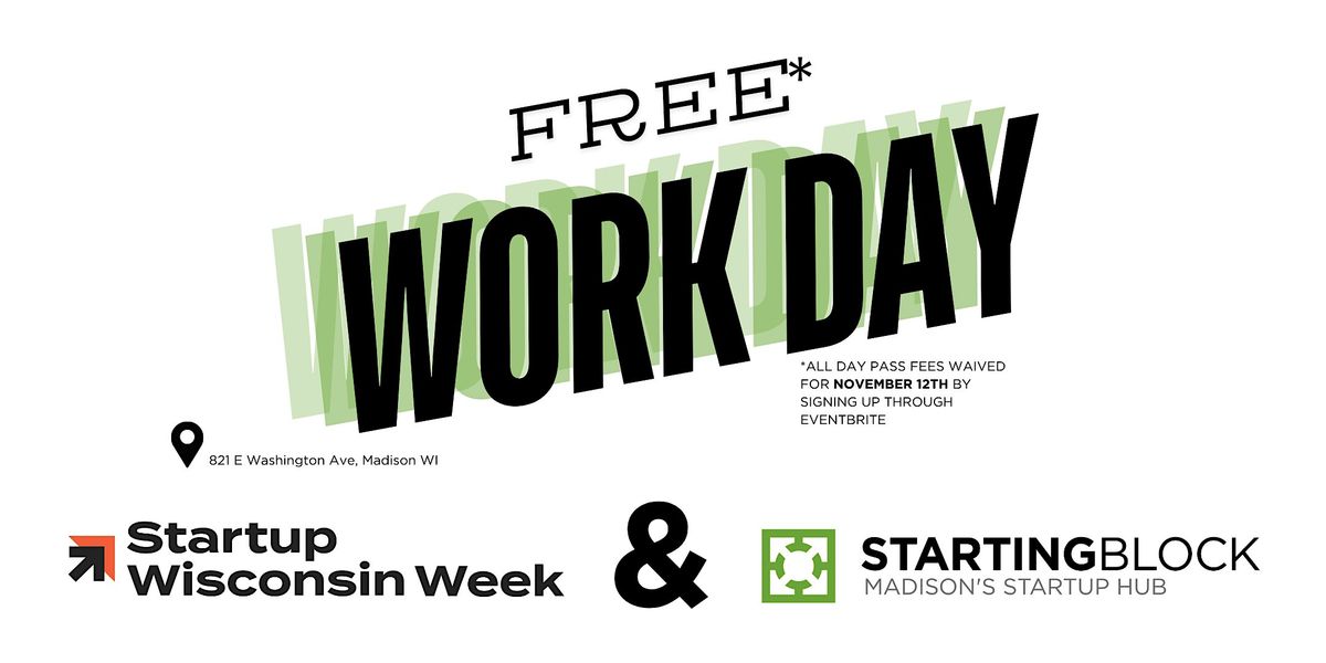 Startup Week: Free Work Day