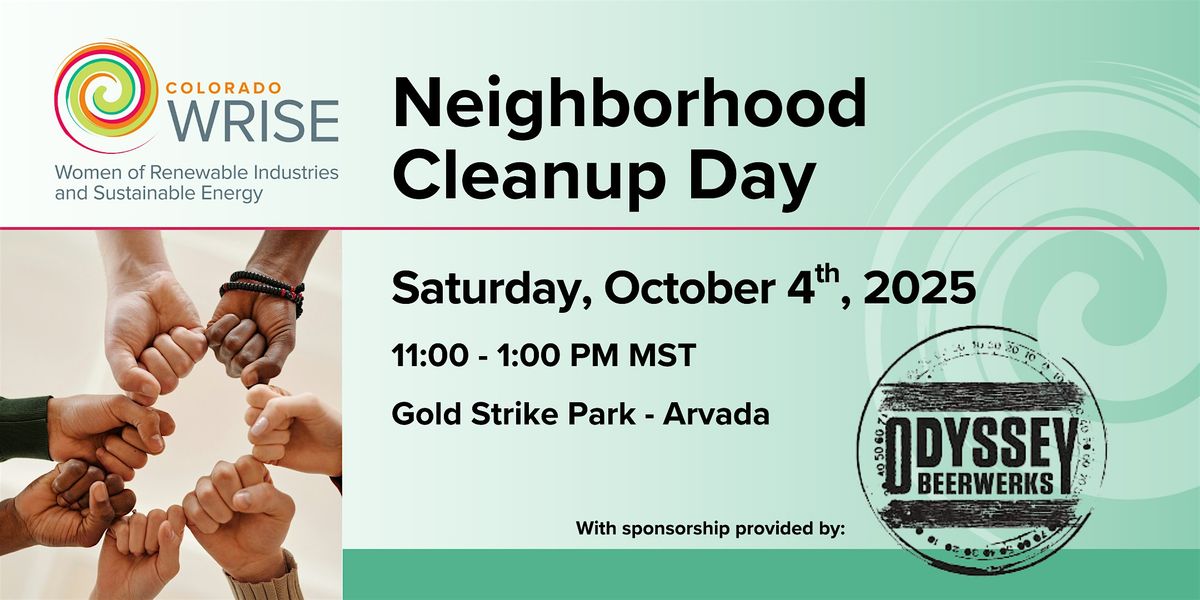 WRISE CO Neighborhood Cleanup Day!