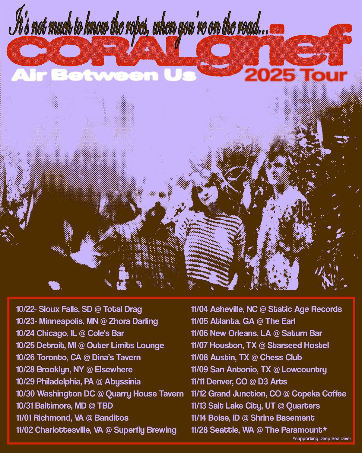 Coral Grief, Super Fox, & Girldad @ Copeka