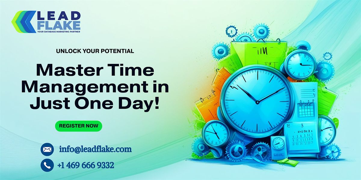 Time Management 1 Day Workshop in Lyon