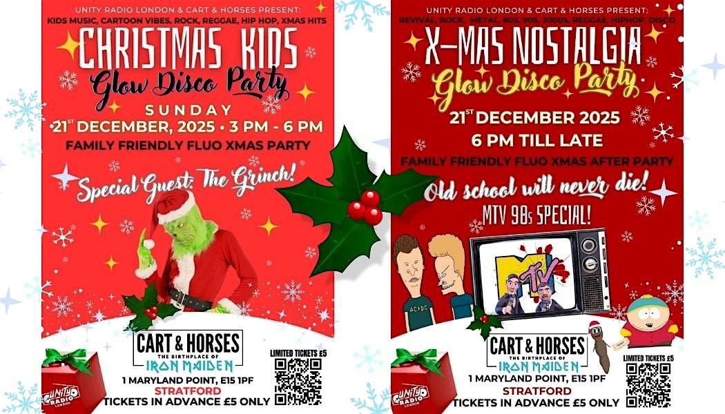 CHRISTMAS GLOW DISCO PARTY