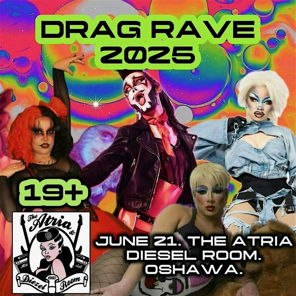 DRAG RAVE 2025! PRIDE MONTH MAYHEM! at Atria Bar & Grill, Oshawa on ...