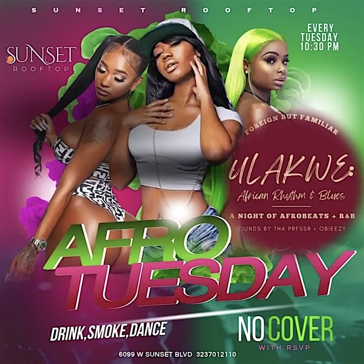 AFROBEATS ON TUESDAYS