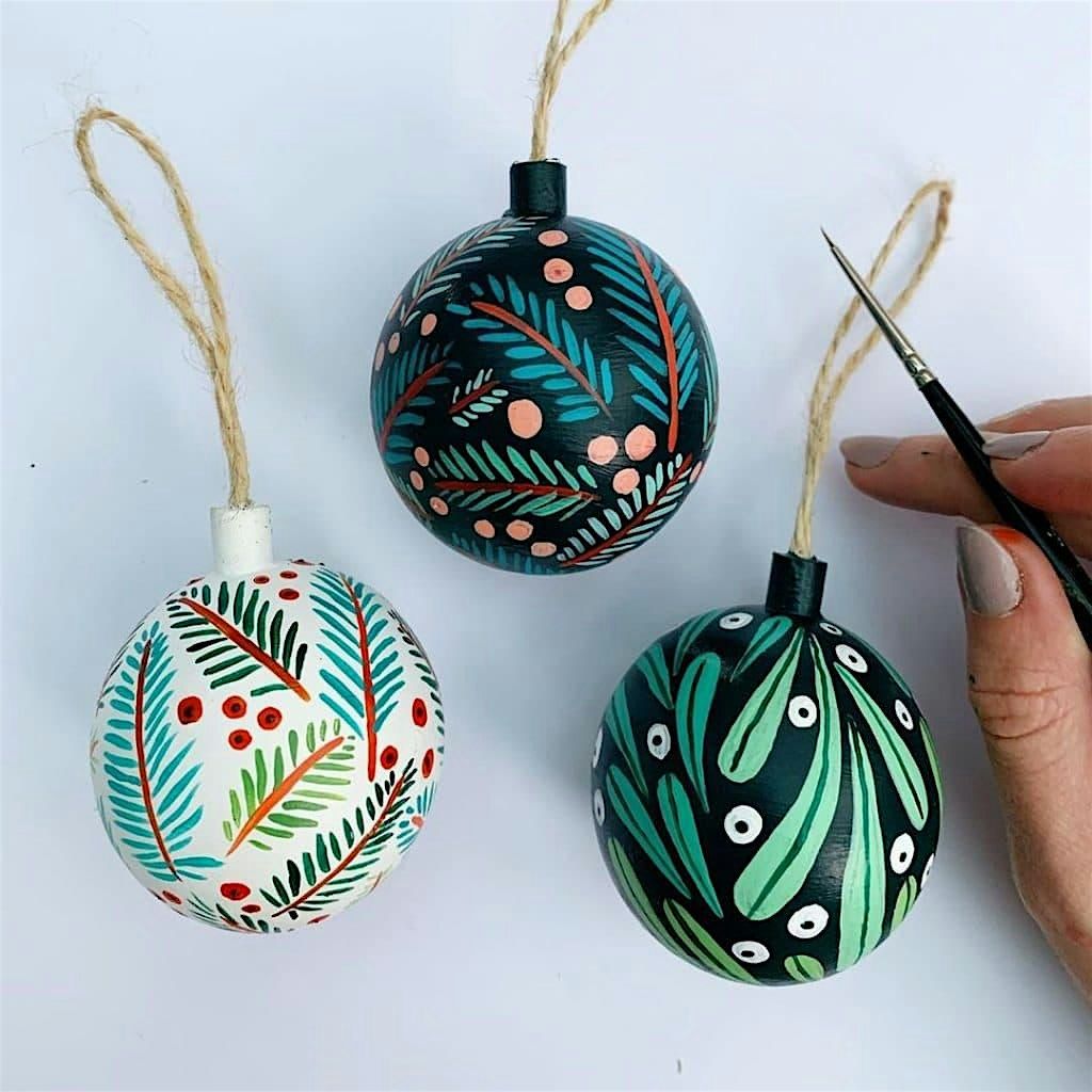 Christmas Bauble Painting Workshop