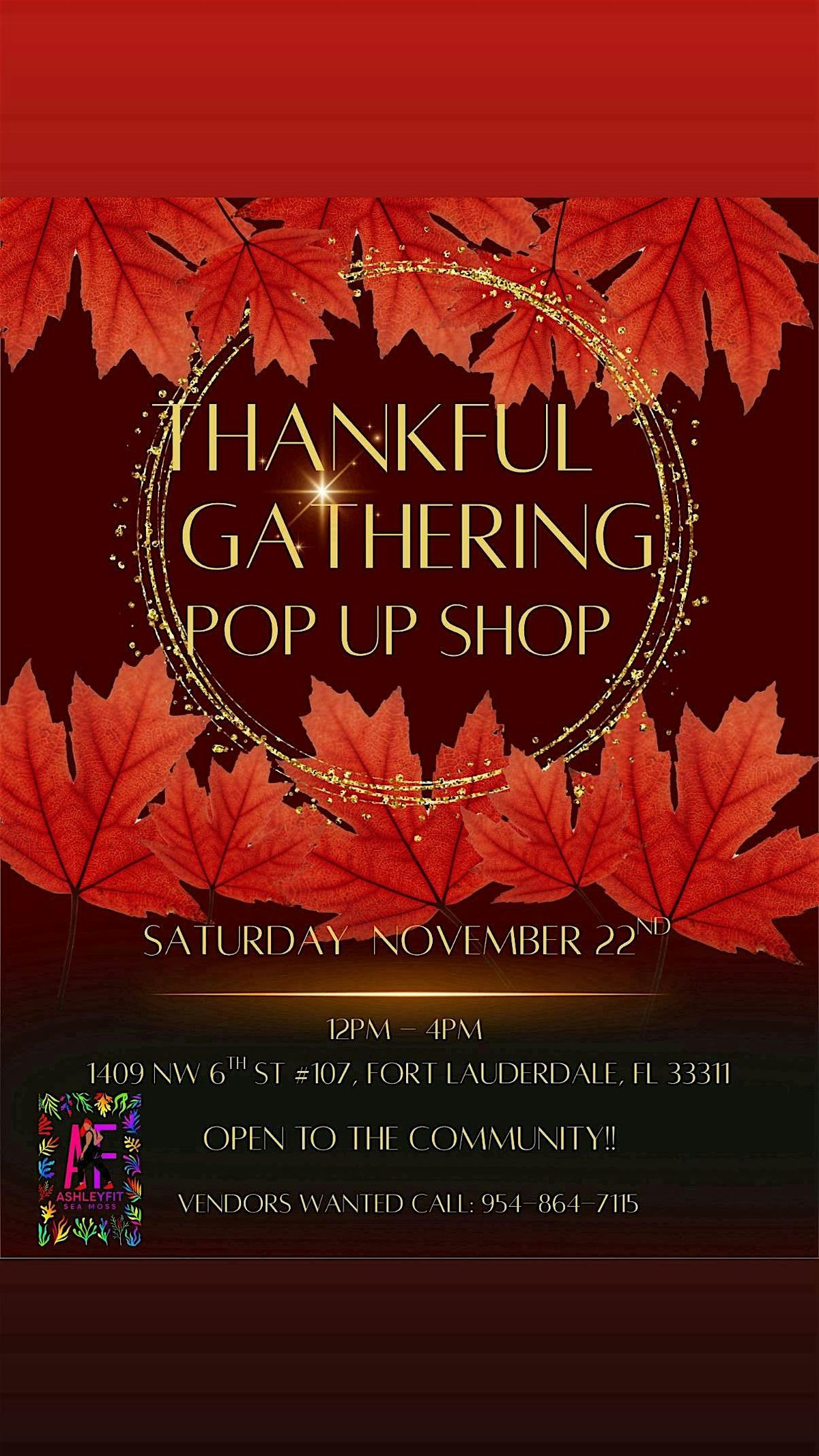 Thankful Gathering Pop up Shop