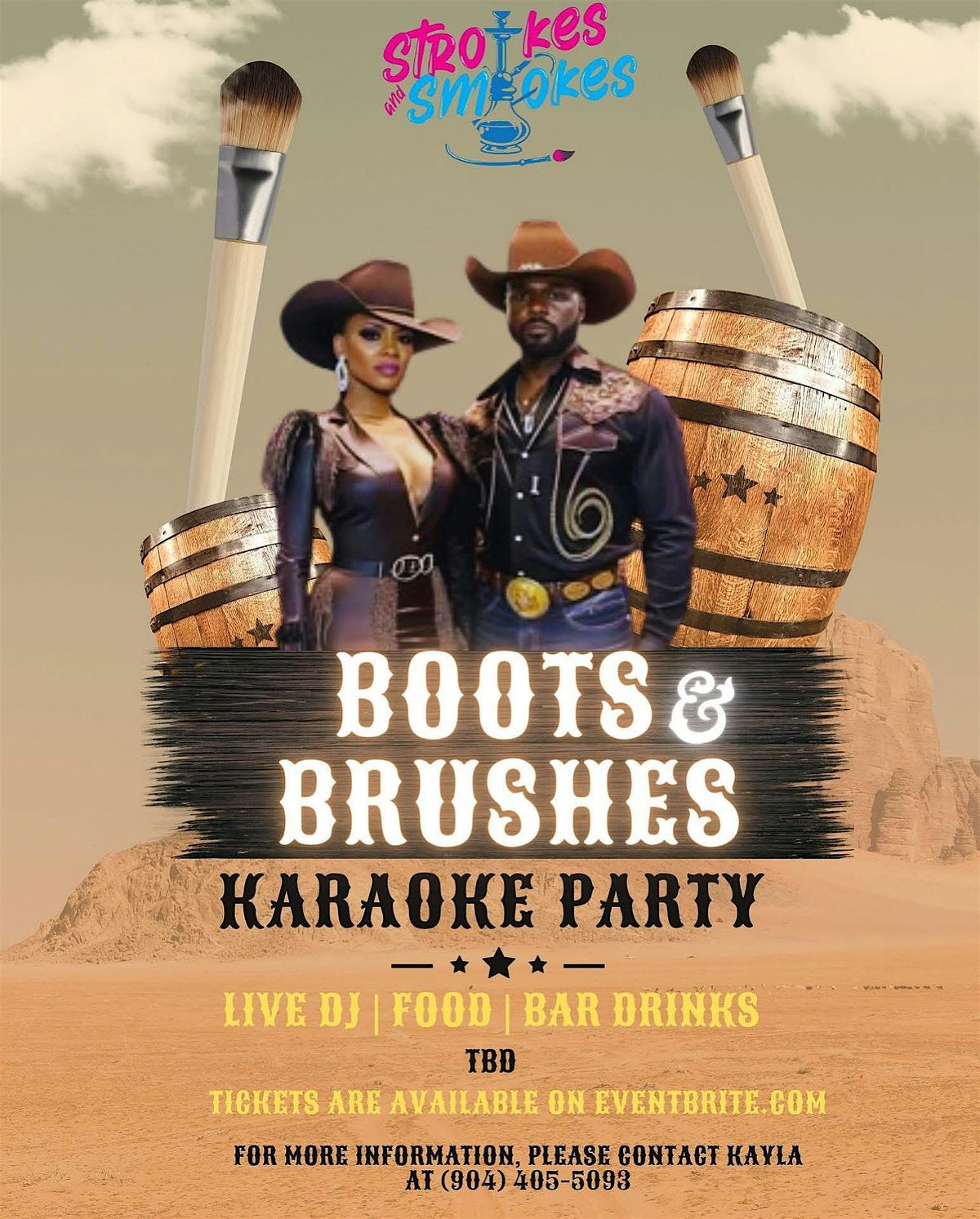 Boots And Brushes Live Paint Party