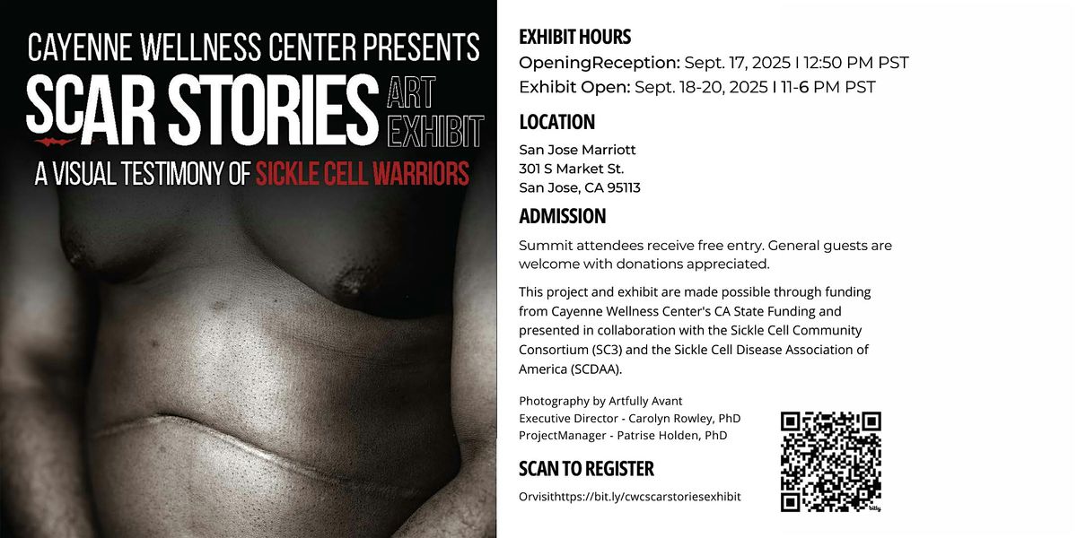 Scar Stories: Visual Testimony of Sickle Cell Warriors Photographic Exhibit
