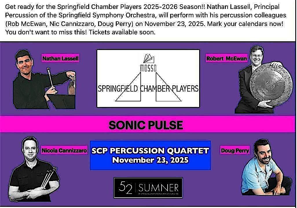 Springfield Chamber Players Percussion Quartet