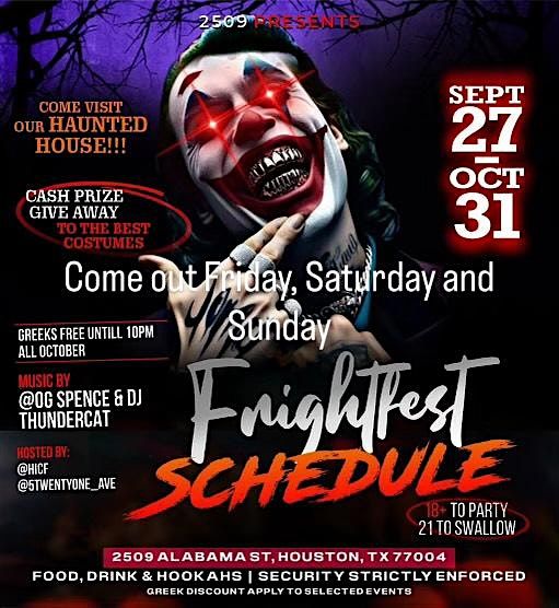 Fright Night on the Lawn \u2013 Movie Night & Haunted House