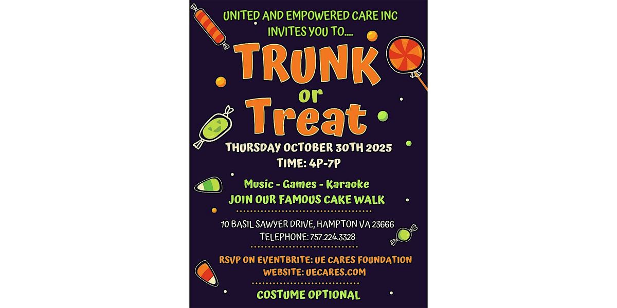 United & Empowered Care Trunk or Treat